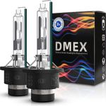 DMEX (Pair D4R 35W 4300K Xenon Headlight HID Bulbs Replacement 42406 66450 42406WX Car Headlamps