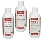 Sharrets Keto MCT Oil 3 x 32 Fl Oz - C8 C10 70:30 - Fuel Your Athlete's Body with Pure Medium Chain Triglycerides.