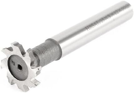 uxcell Milling Cutter 3mm Depth 25mm Cutting Dia 8 Flutes HSS T Slot End Mill