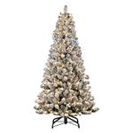 Puleo International Artificial Christmas Tree, Green