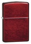 Zippo Classic Candy Apple Red Design Pocket Lighter Windproof Stylish Premium Metal Body Eco Environment-Friendly Unique Stylish Travel Friendly