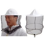 2 Packs Bee Beekeeping Veil Hat Mosquito Head Net Beekeeper Netting Hat Bug Insect Gnats Cap