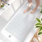 HITSLAM Bathtub Mat Non Slip, 89 x 