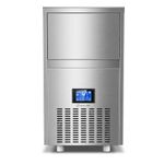 Kilig G40A Countertop Clear Ice Maker | 40 Kg/24 H | Premium Slow-Melting Clear Ice | Self-Cleaning | 15 Kg Storage – Silver