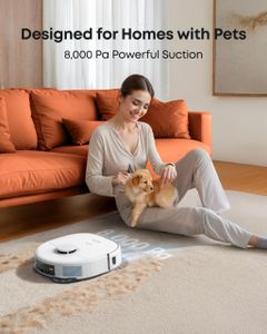 eufy X10 Pro Omni Robot Vacuum Cleaner – Self-Emptying, Smart Mapping