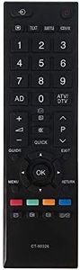 Riry New Replacement Toshiba CT-90326 Remote Control for Regza Toshiba Remote Control Fits Most Toshiba LCD LED TVs No Configuration Required TV Universal Remote Control Toshiba TV