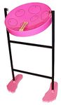 Jumbie Jam JJ1058-PK Steel Pan Kit - Beginner Steel Drum, Pink