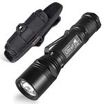 ULTRAFIRE LED Tactical Torch with Flashlight Holster, 1000 Lumens 5 Modes Small Torch with Duty Belt Torch Pouch, Bright Mini Torch WF-506Borch