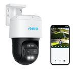 REOLINK PTZ Security Camera System 4K, IP PoE 360 Camera with Dual-Lens, Auto 6X Hybrid Zoomed Tracking, 355 Pan & 90 Tilt, Outdoor Surveillance, AI Detection, Works with Reolink NVR, Trackmix PoE