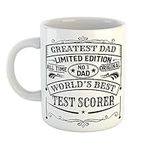 Greatest Dad World's Best Test Scorer Limited Edition No 1 Dad Vintage Style Print Mug