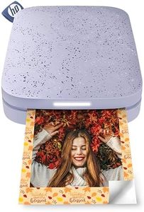 HP Sprocket Portable 2x3 Instant Photo Printer (Lilac) Print Pictures on Zink Sticky-Backed Paper from Your iOS & Android Device.