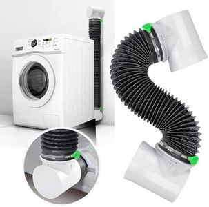 Dryer Vent Hose For Tight Space,Indoor Dryer Vent, Dryer Hose Vent Kit,90 Degree Dryer Vent Elbow,Dryer Vent Connector Kit,Dryer Vent Duct, Dryer Vent Adapter, Dryer Vent Vacuum Hose Attachment