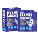 QENIOS Flushable toilet cleaner, biodegradable freshener, Foaming Toilet Cleaner, Powerful Cleaning, Stain & Odour Removal - Eco Alternative - Biodegradable, Non-Toxic, Septic Safe (pack of 4 * 100g)