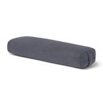 Manduka enlight Bolster Pillow - Yoga Pillow with Machine Washable Microfiber Cover, Curved Design for Optimal Workout and Meditation Support, Yoga and Pilates Equipment
