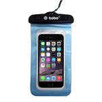 BOBO Universal Waterproof Pouch (Big Size) Cellphone Dry Bag Case for Smartphone – Blue (Pack of 1)