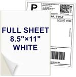 8.5" x 11" Labels Full Page Labels,