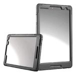 Verizon Rugged Cover Protection - with Built in Screen Cover for Ellipsis 8 HD - Black Retail Package