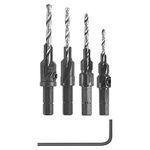 Bosch SP515 5 Pc. Hex Shank Screw Pilot Bit Set