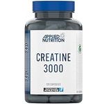 Applied Nutrition Creatine 3000 - Creatine Monohydrate Capsules 3000mg Per Serving, High Strength Supplement, Increases Physical Performance (120 Capsules - 30 Servings)