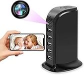 Hidden Camera USB Charger Camera, KXMYTA WiFi Spy Camera Charger 5-Port USB Hub Covert Nanny Cam for Home Surveillance with Motion Detection iOS & Android APP Remote Control No Audio