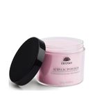 120g/4.23oz Pink Acrylic Powder, EBANKU Acrylic Powder Large Capacity Professional Acrylic Nail Powder for Nail Acrylic Extension, Nail Carving, Long-Lasting, No Nail Lamp Needed