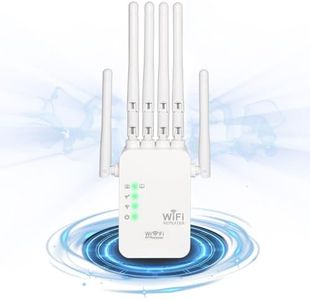 2024 Nuevo Repetidor WiFi,Amplificador señal WiFi,300 Mbps en 2,4 GHz,Modo repetidor/Router/Ap,Compatible con Todos losm Routers,Control de App,Adecuado para Uso doméstico yde Oficina
