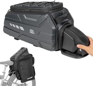 KEMIMOTO Ebike Rear Bike Rack Bags 40L, EVA Hard Shell Bag