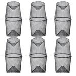 KRAKEN SUPPLY CO 6 Pack Crawfish Trap for Crayfish Crawdads and Minnows Heavy Duty Fishing Bait Trap Designed in The USA