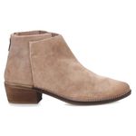 VOLATILE Womens Aldworth Zippered Casual Boots Ankle Low Heel 1-2" - Beige - Size 6.5 M, Sand, 4.5 UK