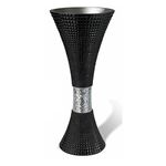 ORE International K-4226-V1 Column Vase, 22-Inch, Black