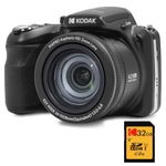 KODAK Pixpro Astro Zoom AZ425 - Digital Bridge Camera, 42X Optical Zoom, 24mm Wide-Angle, 20 megapixels, 3 LCD, Full HD 1080p video, Li-ION battery - Black