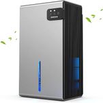 SIMSEN 95oz Dehumidifiers for Home, 8000 Cubic Feet(800 sq ft) Quiet Dehumidifier for Home with Drain Hose and 2 Working Modes, Portable Small Dehumidifiers for Bedroom Bathroom Basements Closet RV