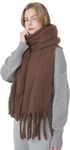 Women's Scarf Cashmere Scarves Ladies Shawl Pashminas Warm Thick Wool Wrap Shawl Scarf for Cold Winter