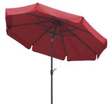 Schneider 783-06 Umbrella Orlando approx 270 cm Ø, 8-Part, Round, Red, 270 x 270 x 250 cm