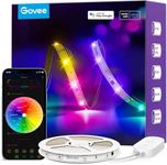 Govee RGBIC LED Strip Lights 16.4ft, Smart WiFi LED Lights Work with Alexa and Google Assistant, Segmented DIY, Music Sync, Color Changing LED Strip Lights for Gaming Room, Bedroom, Cabinet, Desk