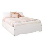 Prepac WBQ-6200-3K Queen Mate’s Platform Storage Bed with 6 Drawers, White