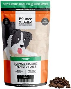 Bounce and Bella Friandises sans céréales pour Le Dressage des Chiens - 80% de Viande de volaille fraîche, 20% de Pommes de Terre - 800 friandises pour Les Chiens à l'estomac Sensible (1 Paquet)