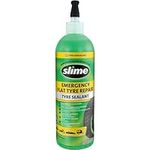 Slime SDS-500/06-IN Flat Tyre Puncture Repair Sealant, Emergency Repair, Suitable for cars, Scooters and other Highway Vehicles, Non-toxic, 473 mL (16oz) bottle, Green