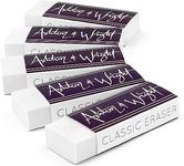 Ashton and Wright - Classic Eraser - Latex Free Plastic Rubber - Pack of 5 White