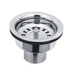 VACLIX® 304 Grade Stainless Steel Single Bowl Waste Coupling for Kitchen Sink