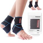 Dualeco Ankle Support 1 Pair, Adjustable Ankle Support Brace for Women/Men/Kids, Ankle Support for Sprained Ankle/Weak Ankles, Achilles Tendonitis Support