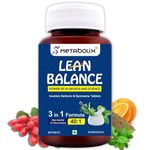 MetaboliX Lean Balance | Advanced potent Weight Loss for women and men | Premium Berberine supplements, 97% Purity | D-Chiro & Myo Inositol | Gymnema Sylvestre, Reduce Sugar Cravings | 60 tablets