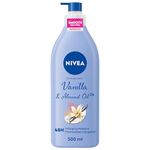 NIVEA Oil-Infused Vanilla & Almond Oil Body Lotion | Non-greasy, Fast Absorbing Daily Moisturizer |24H Deep Moisture |For all skin types Normal to Dry | Dermatologically tested | 500 mL