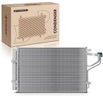 A-Premium Air Conditioning A/C Condenser Compatible with Hyundai Elantra 2011-2013 & Kia Forte Koup 2013-2013, Replace# 3967, 976063X000