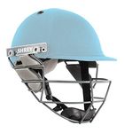 SHREY STAR JUNIOR STEEL SKY BLUE CRICKET HELMET