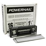 Powernail L175165 16 Gauge 1-3/4 Inch Length L-Cleat Nail for Hardwood Flooring (1 case of 5-1000ct Boxes)