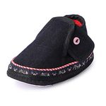 Butterthief Baby Boys And Baby Girls, Infant Shoes For Newborn First Walking Baby Shoe Slipper (6-9 Months, Black)