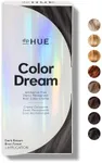 dpHUE Color Dream, Dark Brown - Ammonia-Free, Demi-Permanent Hair Color - Lasts 16 Washes - Boosts Shine - Cruelty Free, Paraben Free, Sulfate Free, Leaping Bunny Certified - 4 oz