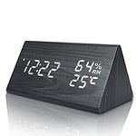 everwood Digital Alarm Clocks Woode