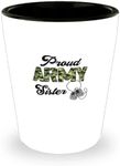 Shot Glass Party Funny Proud Army S